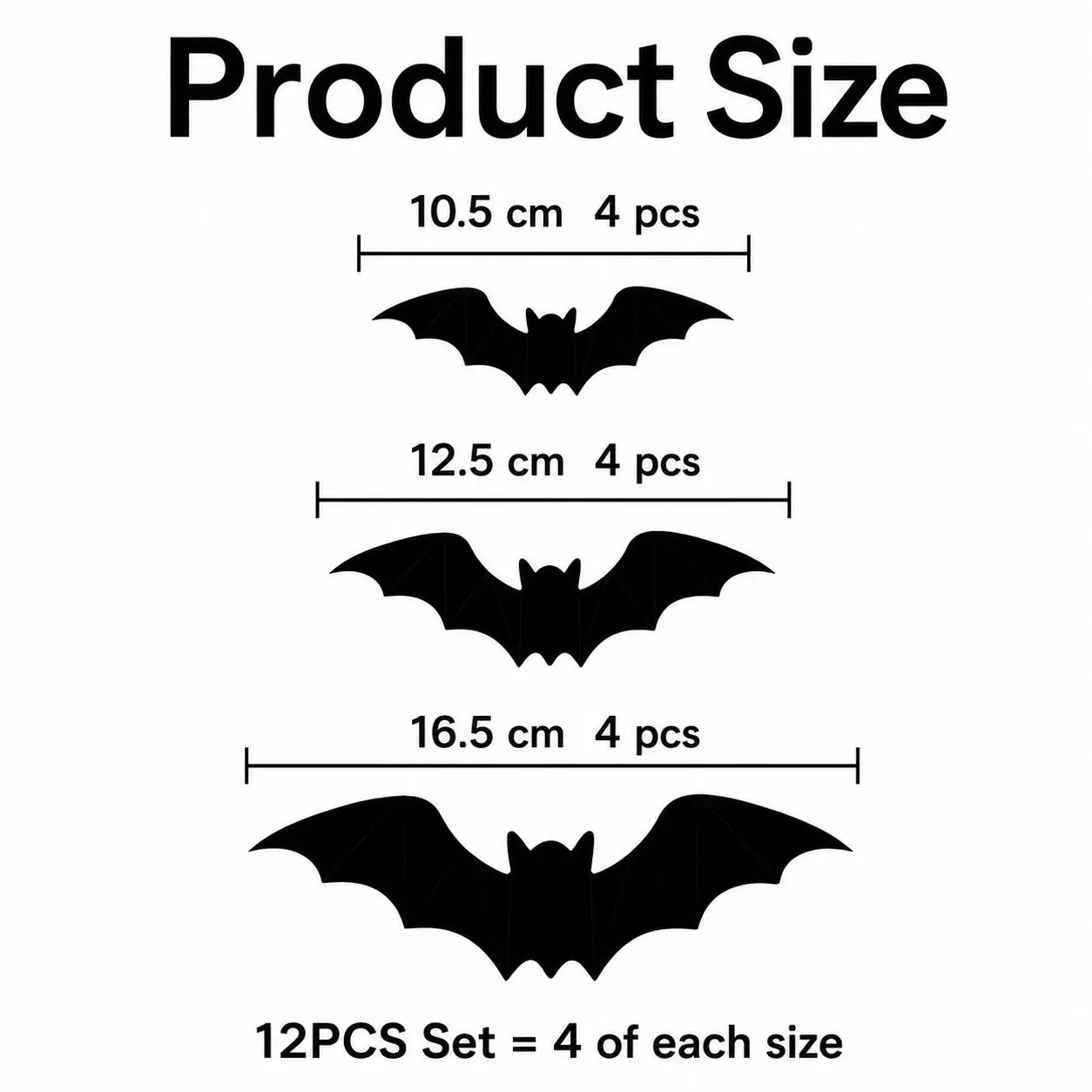LED Halloween Bats Wall Decor