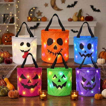 LED Halloween Treat Bags
