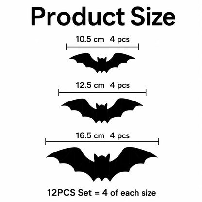 LED Halloween Bats Wall Decor